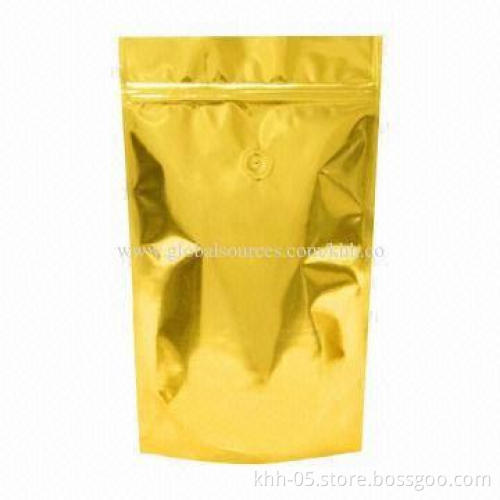Zipper Packing Pouch for Food/Noodles, with Zip Lock, Clear Window and Bottom Gusset